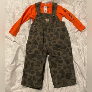 12 month Carhartt Overalls Set